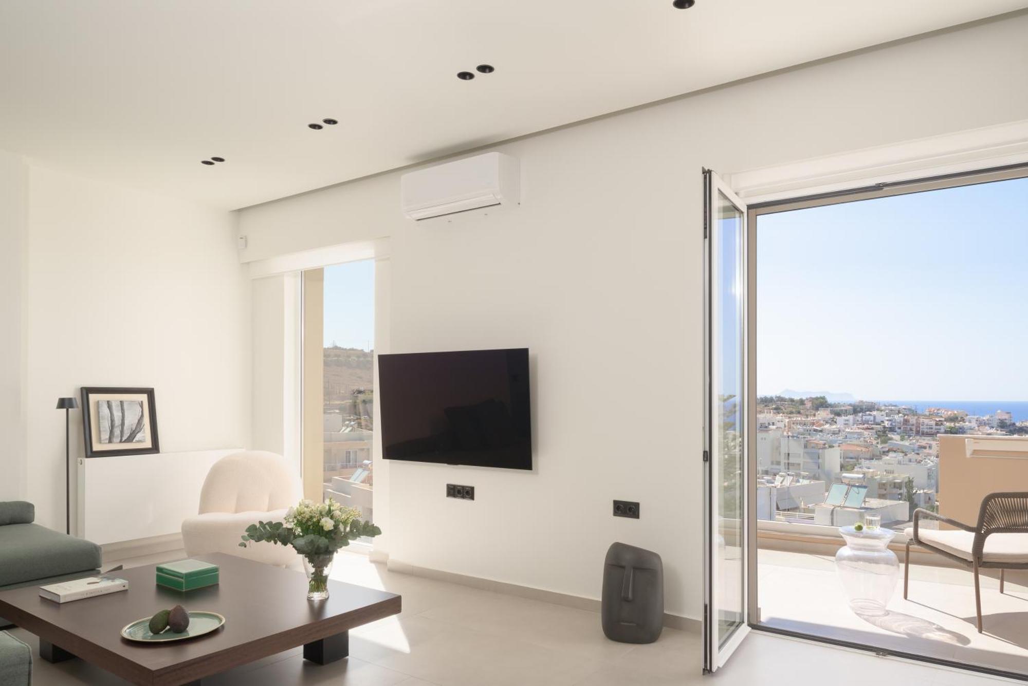 דירות העיירה רתימנו Ikia Mia Sea View מראה חיצוני תמונה